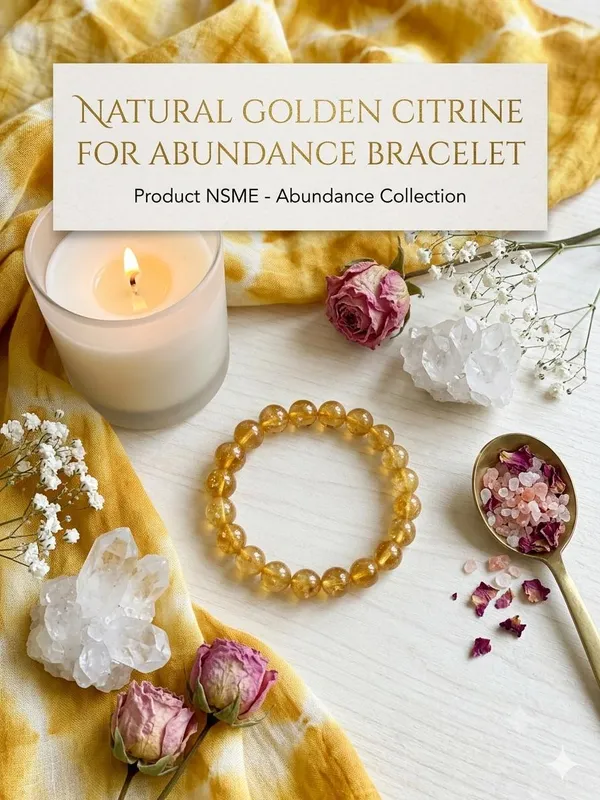 Crystal_Heaven_Citrine_Beaded_Bracelet