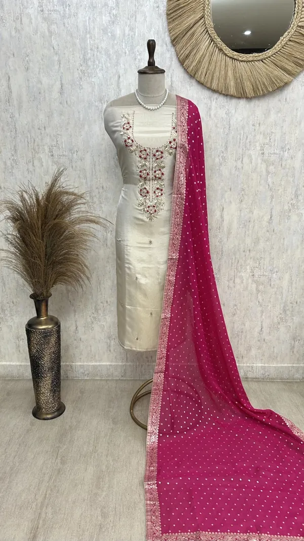 Tissue_Silk_Unstitched_Suit_Set_With_Contrast_Dupatta_Default_Title