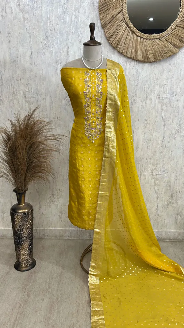 Unstitched_Tissue_Suit_Set_Featuring_Organza_Dupatta_Default_Title