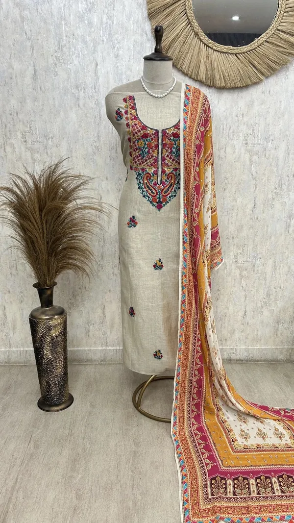 Beige_Unstitched_Suit_With_Floral_Thread_Embroidery_Design_1