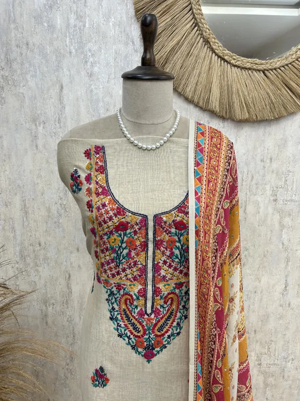 Beige_Unstitched_Suit_With_Floral_Thread_Embroidery_Design_1