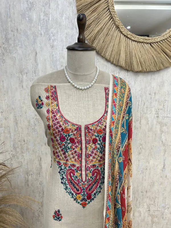 Beige_Unstitched_Suit_With_Floral_Thread_Embroidery_Design_2