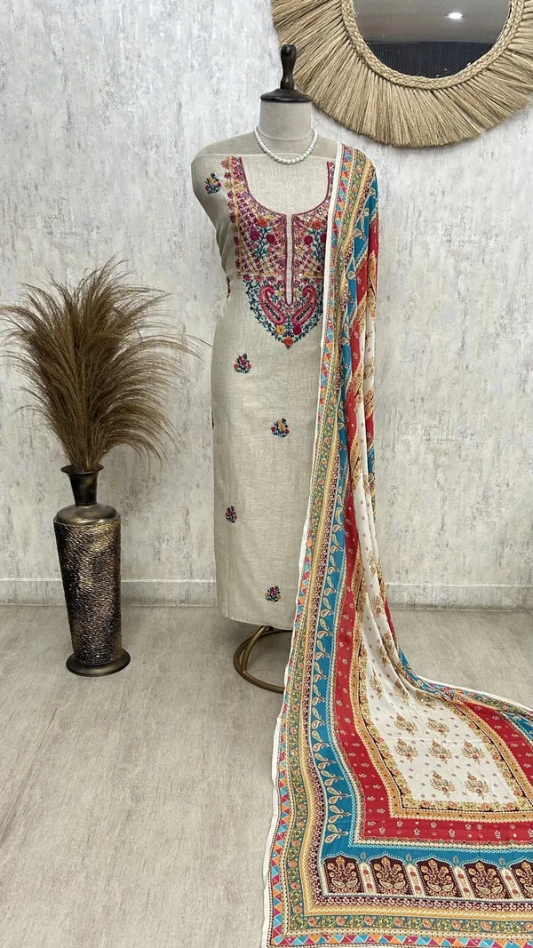 Beige_Unstitched_Suit_With_Floral_Thread_Embroidery_Design_2