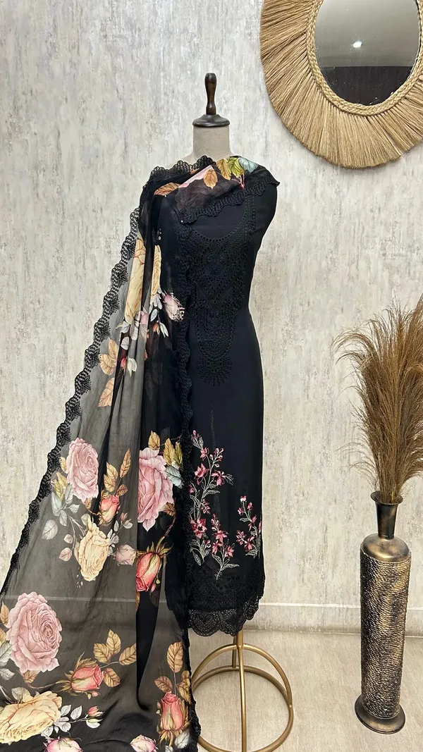 Midnight_Floral_Lace_Elegance_Organza_Unstitched_Suit_Black_1