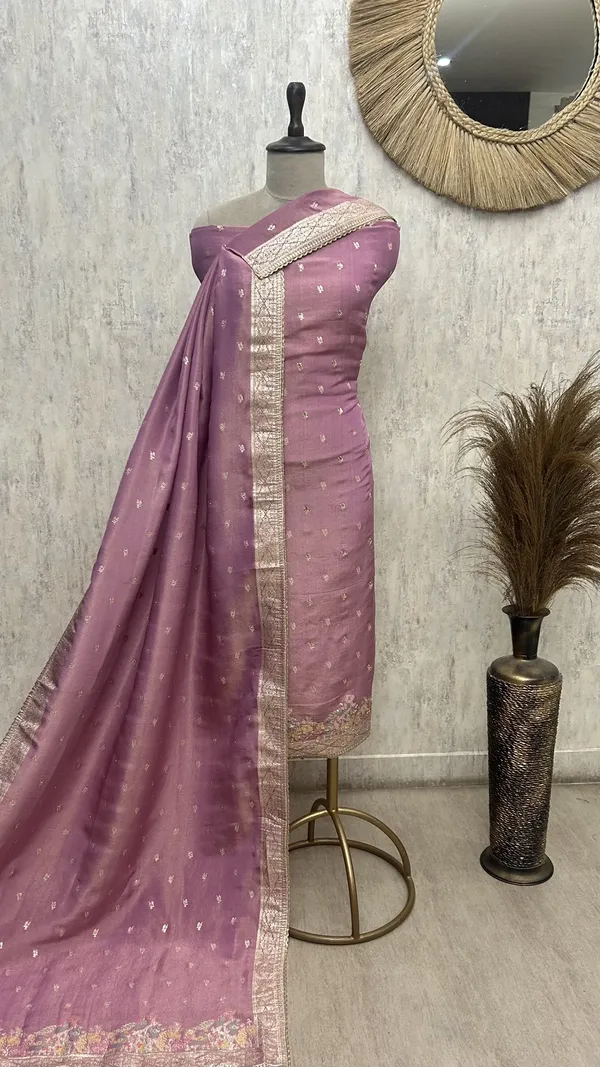 Teal_Elegance_Drape_Tissue_Unstitched_Suit_Purple