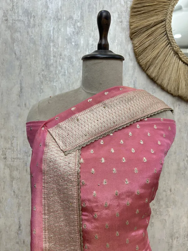 Emerald_Silk_Elegance_Tissue_Unstitched_Suit_Dark_Pink