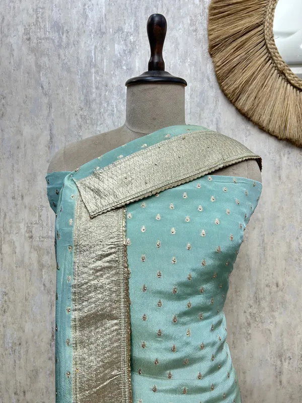 Emerald_Silk_Elegance_Tissue_Unstitched_Suit_Sky_Blue_1