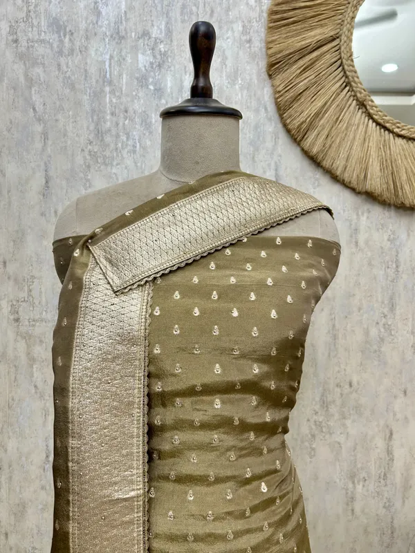 Emerald_Silk_Elegance_Tissue_Unstitched_Suit_Golden_Beige