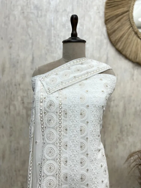 Ivory_Chikankari_Elegance_Georgette_Unstitched_Suit_Tan_White