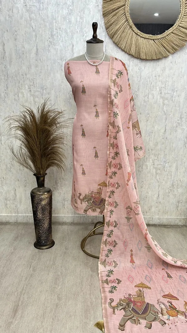 Regal_Elephant_Journey_Unstitched_Suit_Peach_Pink