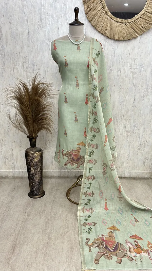 Regal_Elephant_Journey_Unstitched_Suit_Sage_Green