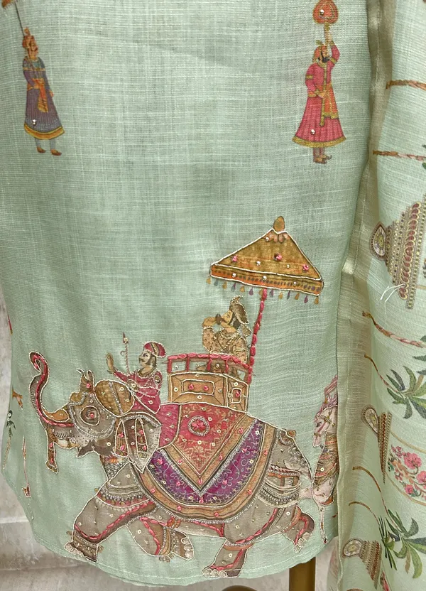 Regal_Elephant_Journey_Unstitched_Suit_Sage_Green