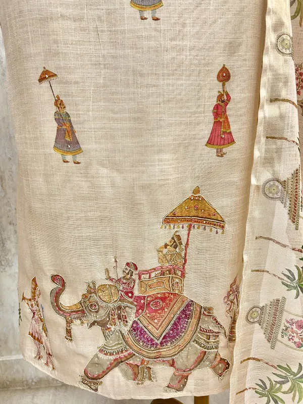 Regal_Elephant_Journey_Unstitched_Suit_Light_Beige