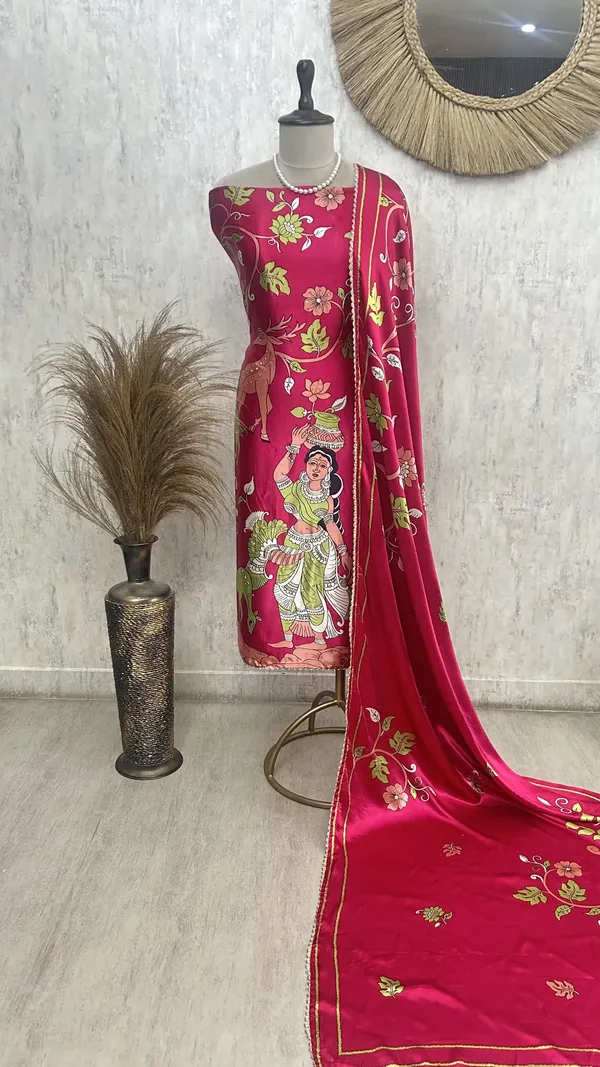 Petal_Print_Perfection_Unstitched_Suit_Magenta_Red