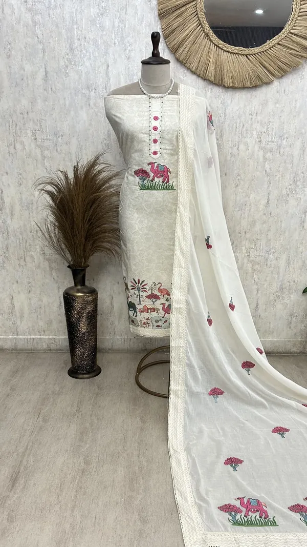 Heritage_Bird_Embroidery_Unstiched_Suit_White