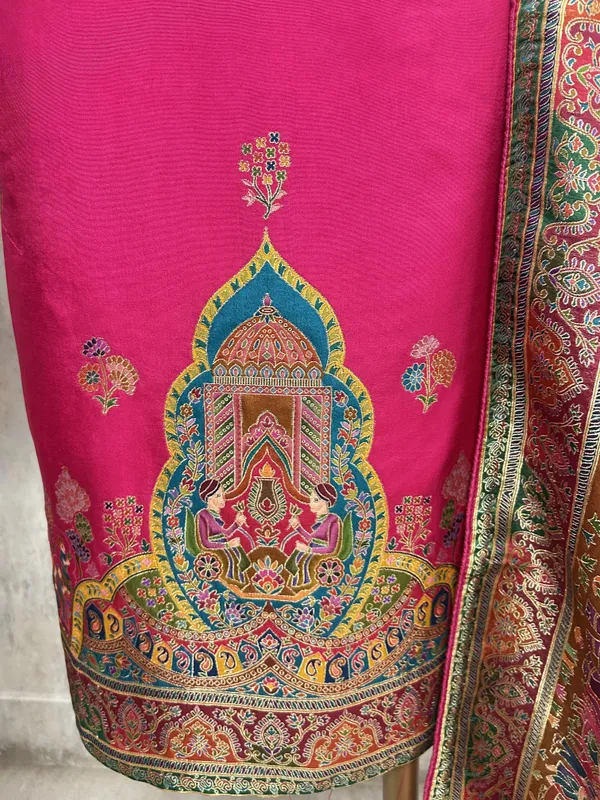 Royal_Teal_Elegance_Unstiched_Suit_Dark_Pink