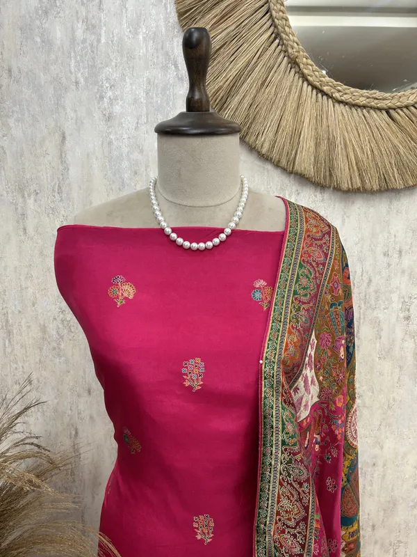 Royal_Teal_Elegance_Unstiched_Suit_Dark_Pink
