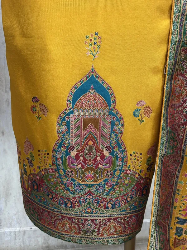 Royal_Teal_Elegance_Unstiched_Suit_Yellow