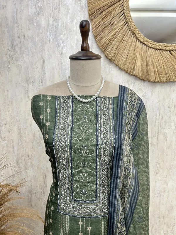 Regal_Plum_Elegance_Unstiched_Suit_Green