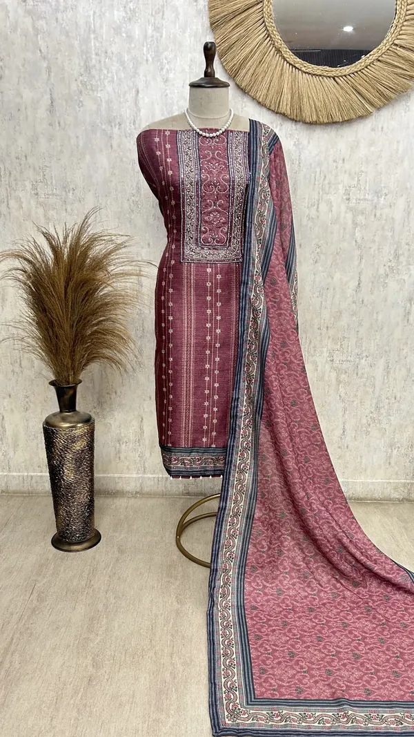 Regal_Plum_Elegance_Unstiched_Suit_Mauve_Plum