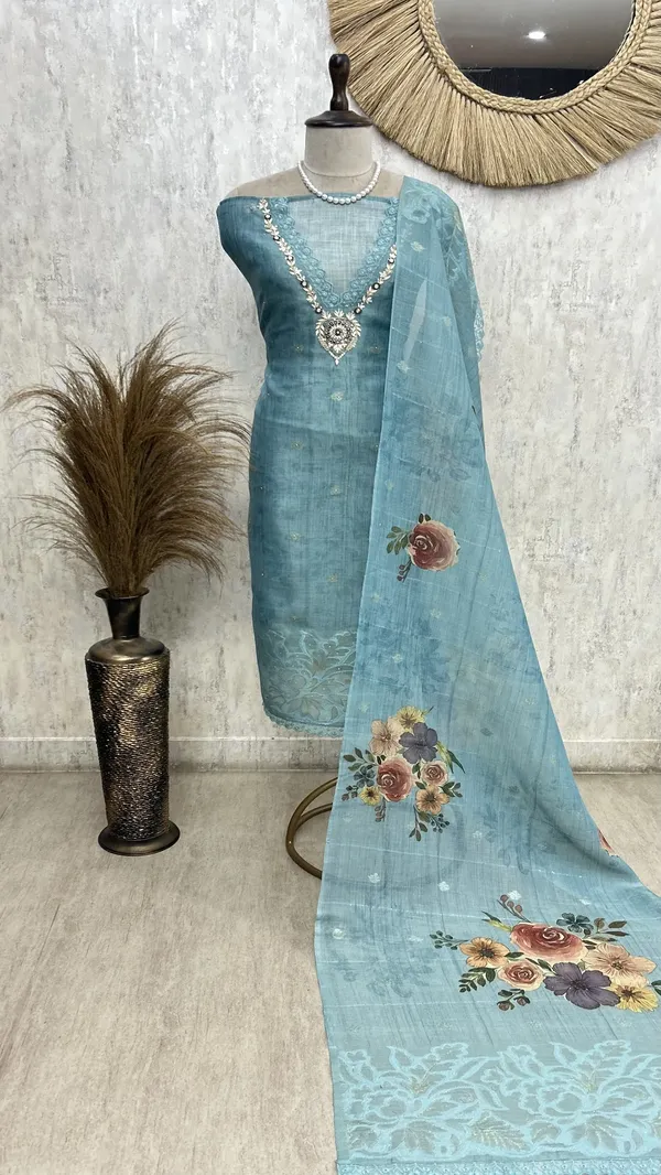 Teal_Heirloom_Elegance_Unstiched_Suit_Sky_Blue