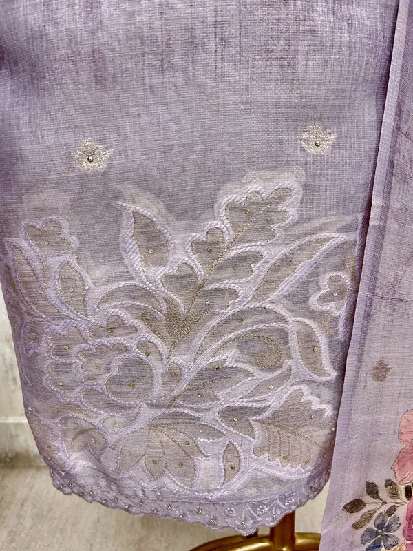 Teal_Heirloom_Elegance_Unstiched_Suit_Light_Lavender