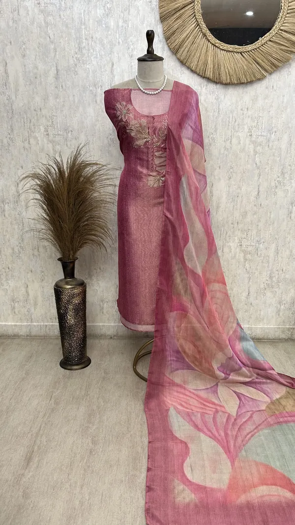 Azure_Handwork_Beauty_Unstiched_Suit_Dark_Pink