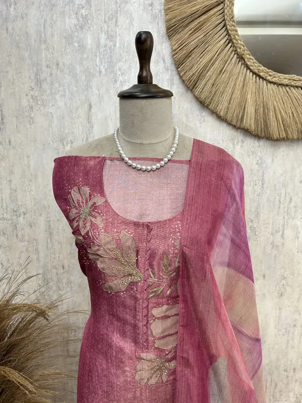 Azure_Handwork_Beauty_Unstiched_Suit_Dark_Pink