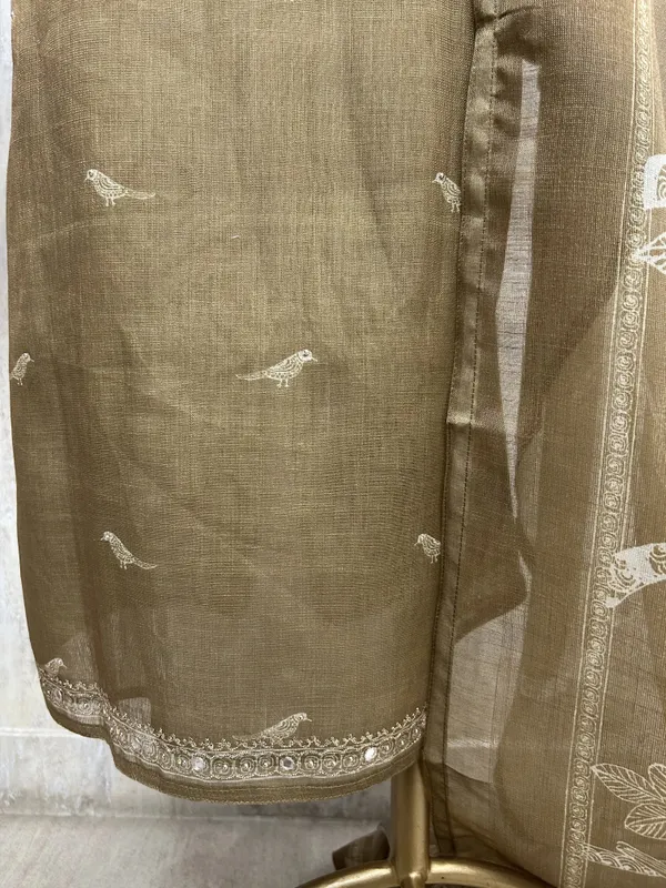 Regal_Tree_Motif_Unstiched_Suit_Brown