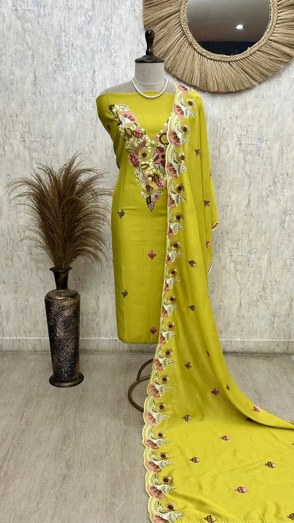 Blossom_Grace_Unstiched_Suit_Yellow