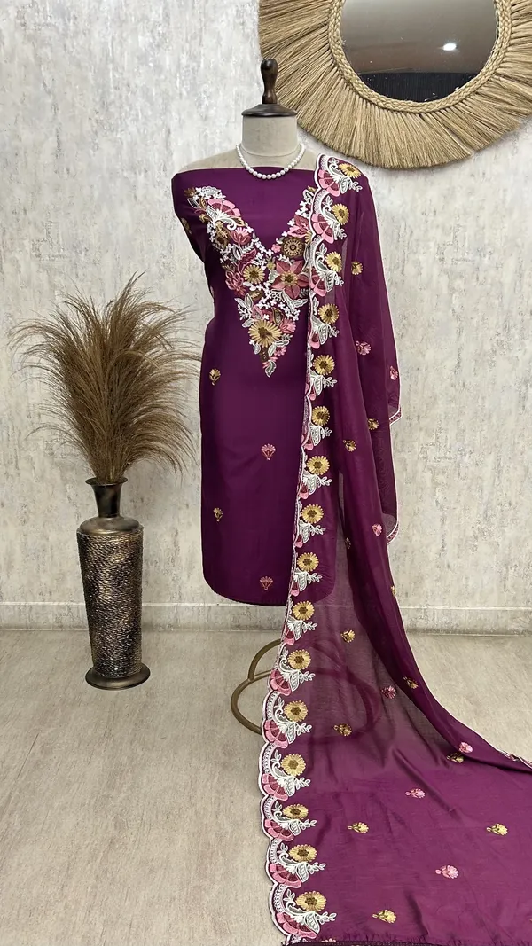Blossom_Grace_Unstiched_Suit_Magenta_Purple