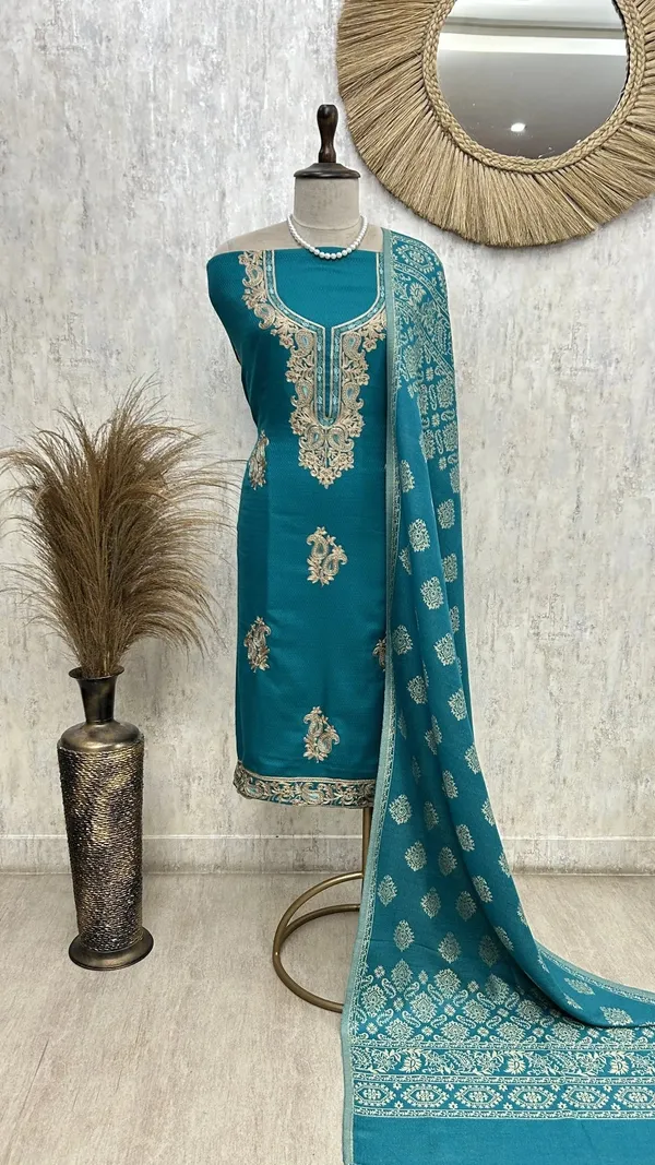 Royal_Teal_Unstiched_Suit_Teal_Blue
