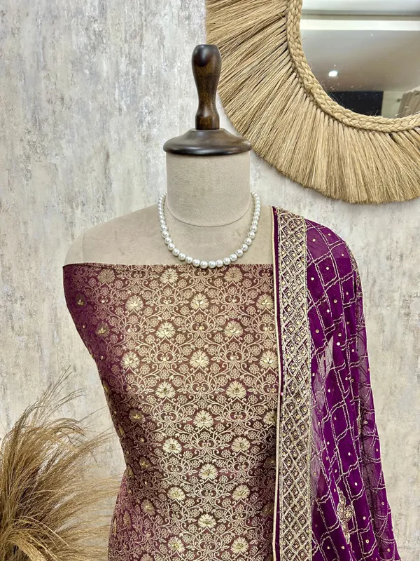 Festive_Elegance_Unstiched_Suit_Wine_Purple