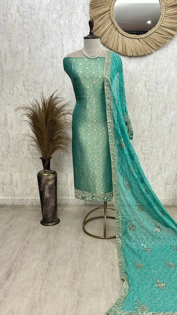 Festive_Elegance_Unstiched_Suit_Turquoise