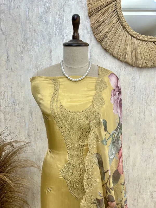 Floral_Charm_Unstiched_Suit_Yellow