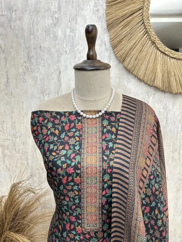 Parampara_Floral_Grace_Unstiched_Suit_Black_1