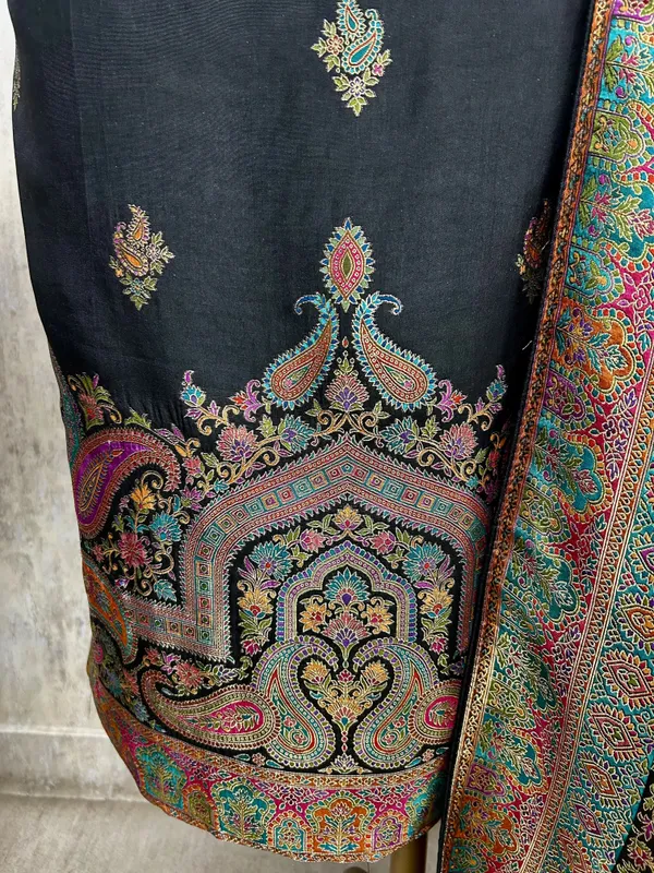 Fine_Silk_Unstitched_Suit_With_Position_Print_Black_1