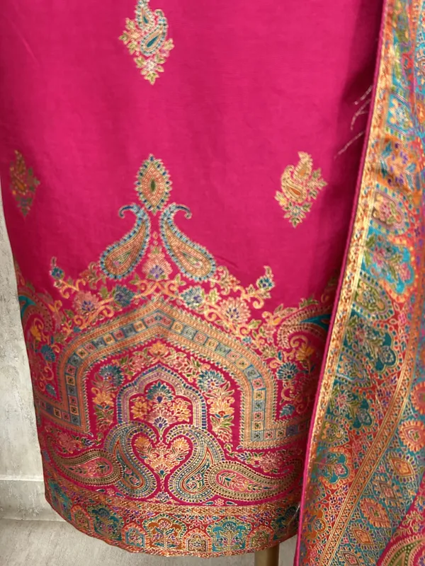 Fine_Silk_Unstitched_Suit_With_Position_Print_Magenta_Pink