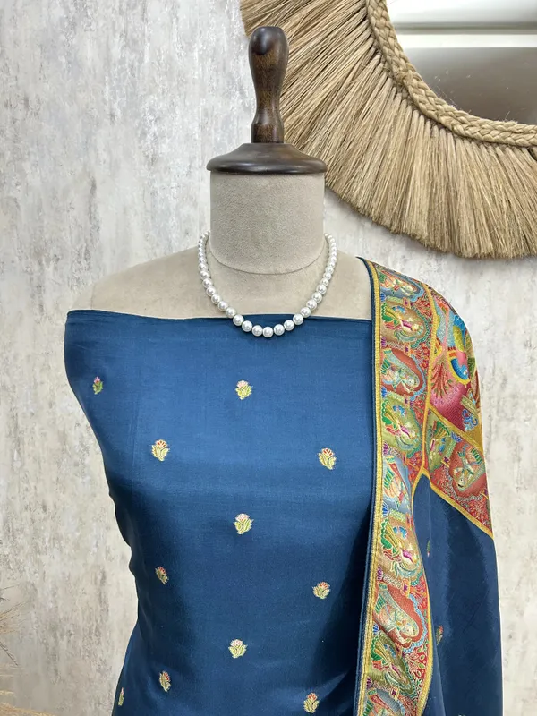 Fine_Silk_Unstitched_Suit_With_Folk_Motifs_Navy