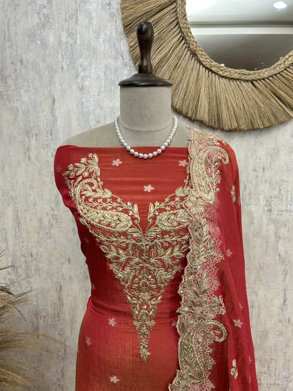 Zari_E_Gul_Tissue_Unstitched_Suit_With_Potli_Red_1