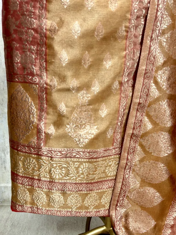Fine_Silk_Luxury_Unstitched_Suit_Rust_Red