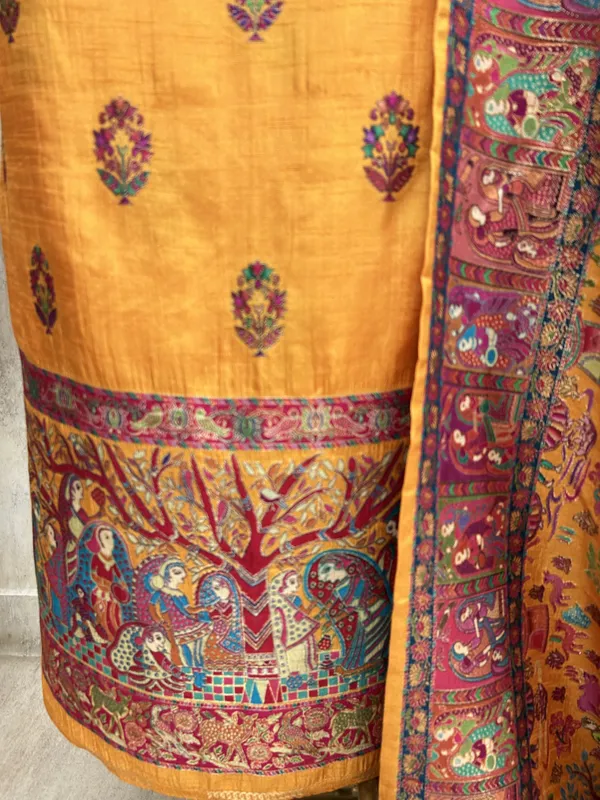 Traditional_Silk_Elegance_Unstitched_Suit_Mustard_Yellow