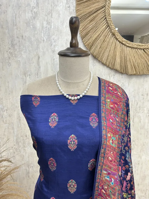 Traditional_Silk_Elegance_Unstitched_Suit_Navy