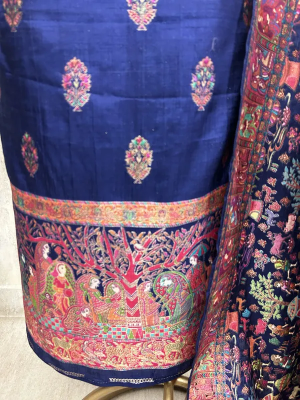 Traditional_Silk_Elegance_Unstitched_Suit_Navy