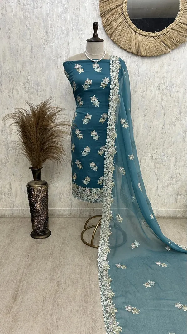 Chiffon_Organza_Unstitched_Suit_With_Floral_Embroidery_Sky_Blue_1