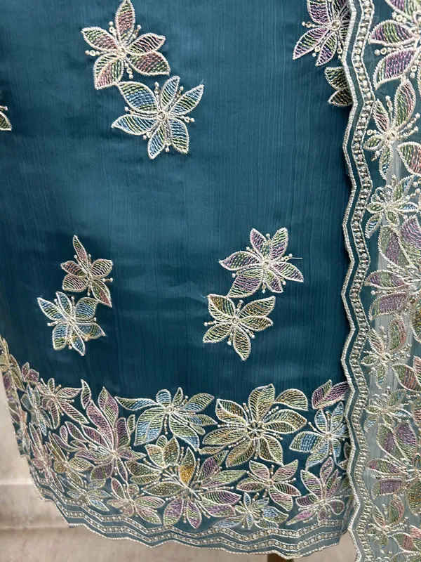 Chiffon_Organza_Unstitched_Suit_With_Floral_Embroidery_Sky_Blue_1