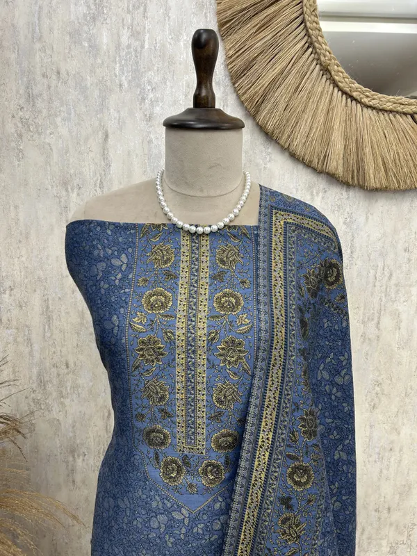 Kashmiri_Pashmina_Unstitched_Suit_Ice_Blue