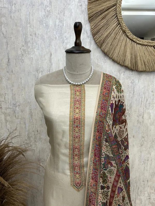 Rajwada_Elegance_Silk_Unstitched_Suit_Ivory
