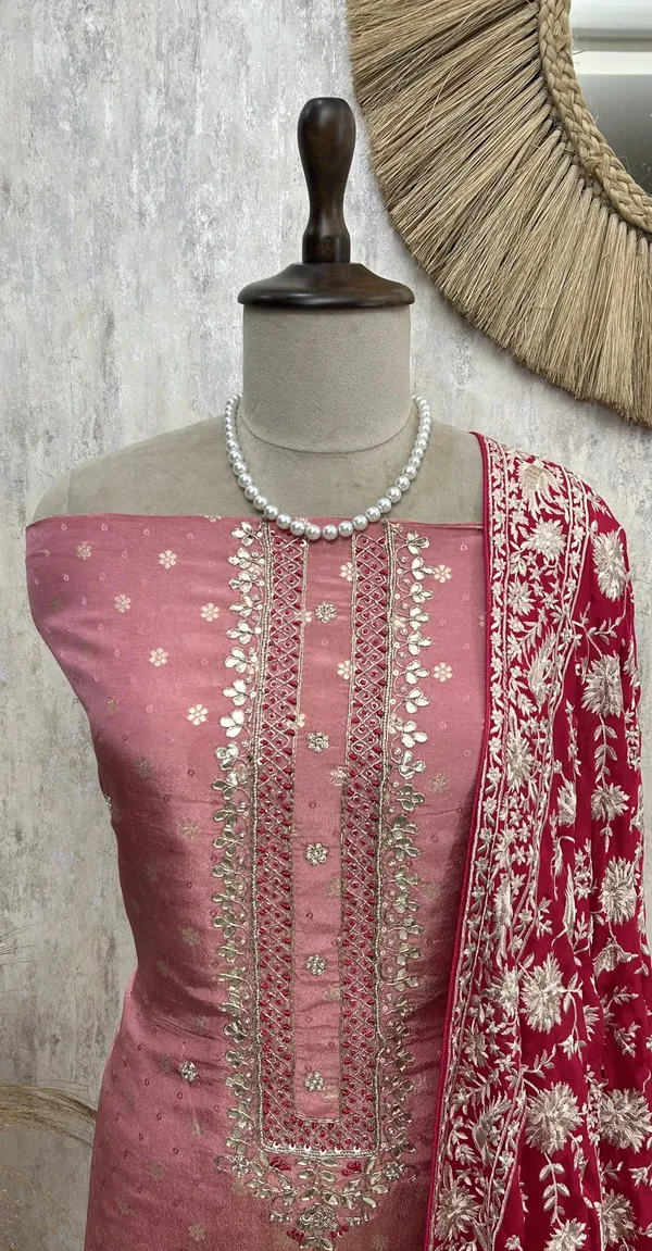 Tissue_Unstitched_Suit_With_Parsi_Embroidered_Dupatta_Cherry_Pink
