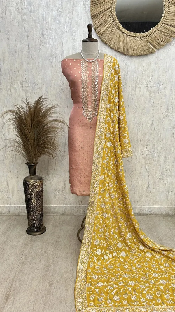 Tissue_Unstitched_Suit_With_Parsi_Embroidered_Dupatta_Peach_Pink